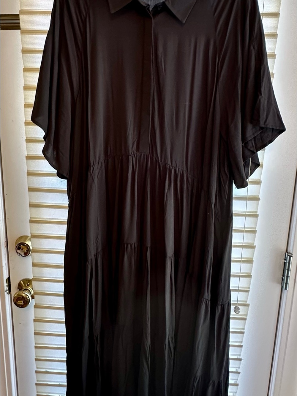 LuLaRoe RARE solid Black Helene Midi Dress